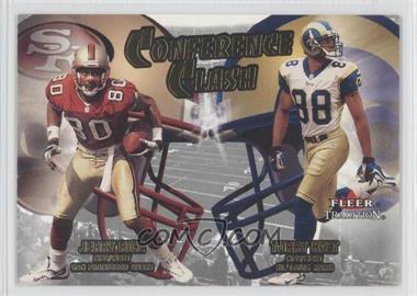 2001 Fleer Tradition - Conference Clash #13 CC - Jerry Rice, Torry Holt