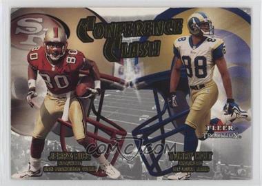 2001 Fleer Tradition - Conference Clash #13 CC - Jerry Rice, Torry Holt