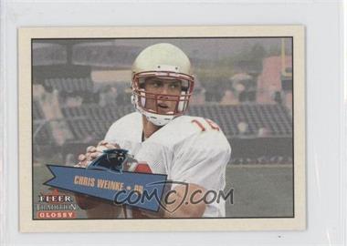 2001 Fleer Tradition Glossy - [Base] - Mini #408 - Chris Weinke /350