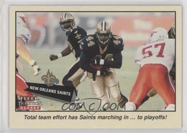 2001 Fleer Tradition Glossy - [Base] #357 - New Orleans Saints Team