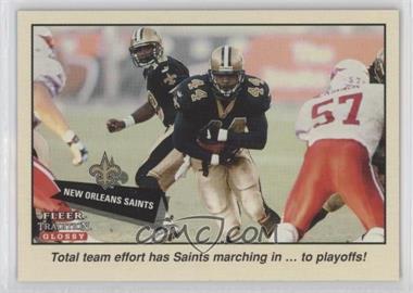 2001 Fleer Tradition Glossy - [Base] #357 - New Orleans Saints Team