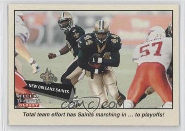 2001 Fleer Tradition Glossy - [Base] #357 - New Orleans Saints Team