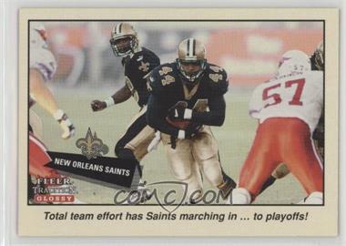 2001 Fleer Tradition Glossy - [Base] #357 - New Orleans Saints Team