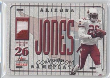 2001 Fleer Tradition Glossy - Nameplates #_THJO - Thomas Jones