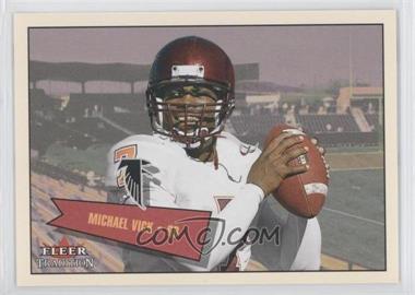 2001 Fleer Tradition Glossy - Rookie Stickers #401 - Michael Vick /699