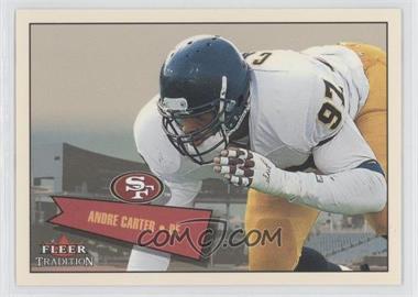 2001 Fleer Tradition Glossy - Rookie Stickers #441 - Andre Carter /699