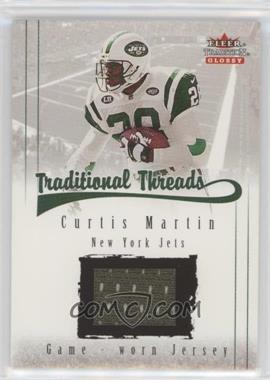 2001 Fleer Tradition Glossy - Traditional Threads #_CUMA - Curtis Martin