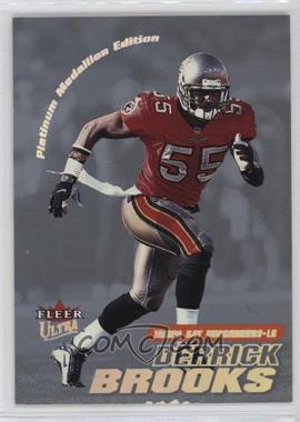 2001 Fleer Ultra - [Base] - Platinum Medallion #165P - Derrick Brooks /50