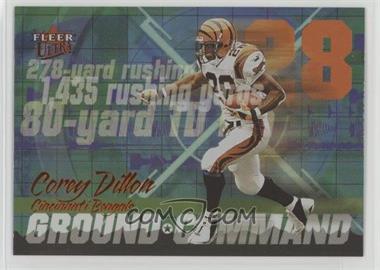 2001 Fleer Ultra - Ground Command #9 GC - Corey Dillon