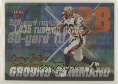 2001 Fleer Ultra - Ground Command #9 GC - Corey Dillon