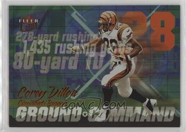 2001 Fleer Ultra - Ground Command #9 GC - Corey Dillon