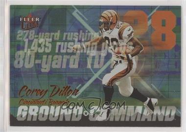 2001 Fleer Ultra - Ground Command #9 GC - Corey Dillon