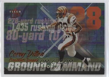 2001 Fleer Ultra - Ground Command #9 GC - Corey Dillon