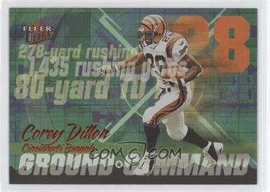 2001 Fleer Ultra - Ground Command #9 GC - Corey Dillon