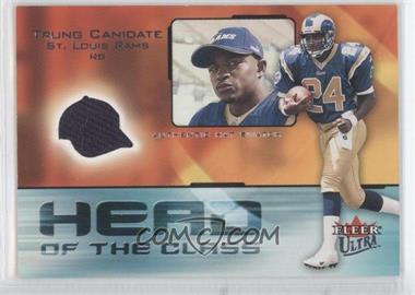 2001 Fleer Ultra - Head of the Class - Player-Worn Hat #_TRCA - Trung Canidate /100