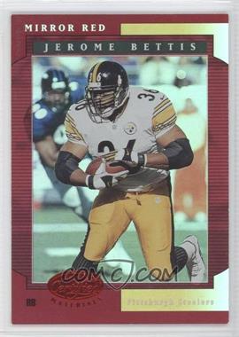 2001 Leaf Certified Materials - [Base] - Mirror Red #46 - Jerome Bettis /75