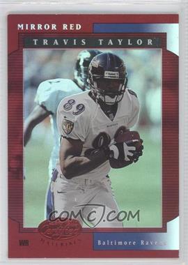 2001 Leaf Certified Materials - [Base] - Mirror Red #94 - Travis Taylor /75