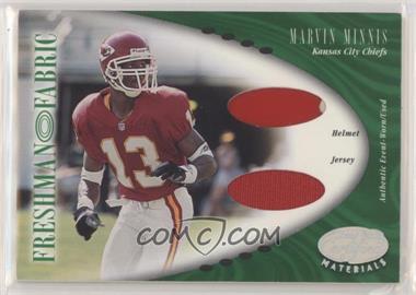 2001 Leaf Certified Materials - [Base] #121 - Freshman Fabric - Marvin Minnis /400 [EX to NM]