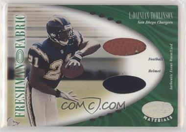 2001 Leaf Certified Materials - [Base] #128 - Freshman Fabric - LaDainian Tomlinson /400