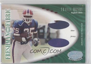 2001 Leaf Certified Materials - [Base] #132 - Freshman Fabric - Travis Henry /400