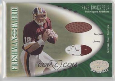 2001 Leaf Certified Materials - [Base] #145 - Freshman Fabric - Sage Rosenfels /400