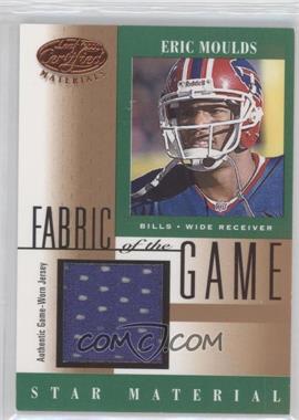 2001 Leaf Certified Materials - Fabric of the Game #FG-83 - Eric Moulds