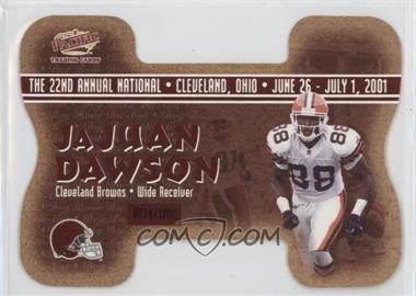 2001 Pacific Crown Royale - National Convention Cleveland Dog Bone Die-Cut #7 - Rod Gardner, JaJuan Dawson /1000