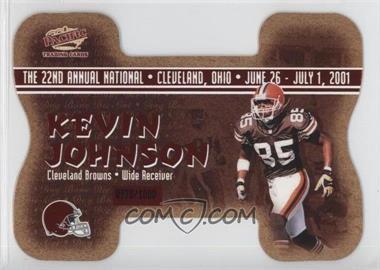 2001 Pacific Crown Royale - National Convention Cleveland Dog Bone Die-Cut #8 - Kevin Johnson, David Terrell /1000