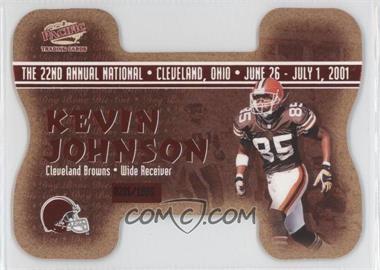 2001 Pacific Crown Royale - National Convention Cleveland Dog Bone Die-Cut #8 - Kevin Johnson, David Terrell /1000