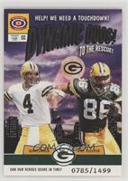 Brett Favre, Antonio Freeman #/1,499