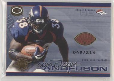 2001 Pacific Dynagon - Game-Used Footballs #5 - Mike Anderson /214