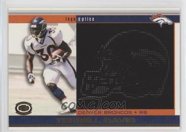 2001 Pacific Dynagon - LogoOptics - Missing Serial Number #5 - Terrell Davis /499