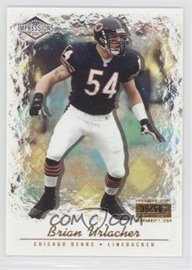 2001 Pacific Impressions - [Base] - Premiere Date #27 - Brian Urlacher /50