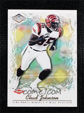 2001 Pacific Impressions - [Base] - Red Back #163 - Chad Johnson /280