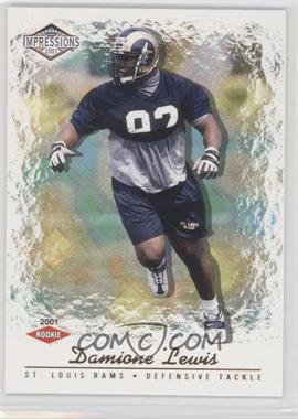 2001 Pacific Impressions - [Base] - Red Back #199 - Damione Lewis /280