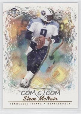 2001 Pacific Impressions - [Base] - Retail Blue Back #140 - Steve McNair