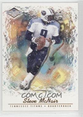 2001 Pacific Impressions - [Base] - Retail Blue Back #140 - Steve McNair