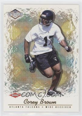 2001 Pacific Impressions - [Base] - Retail Blue Back #146 - Corey Brown