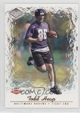 2001 Pacific Impressions - [Base] - Retail Blue Back #152 - Todd Heap