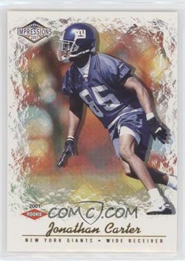 2001 Pacific Impressions - [Base] - Retail Blue Back #186 - Jonathan Carter