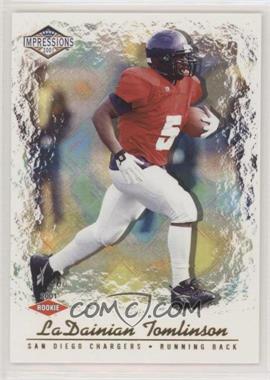 2001 Pacific Impressions - [Base] - Retail Blue Back #203 - LaDainian Tomlinson