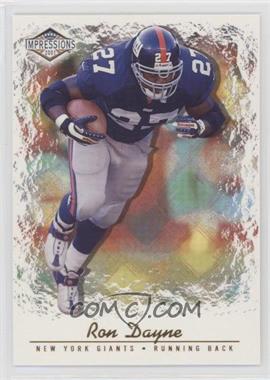 2001 Pacific Impressions - [Base] - Retail Blue Back #88 - Ron Dayne