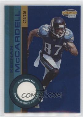 2001 Pacific Invincible - [Base] - Blue #105 - Keenan McCardell /250