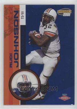 2001 Pacific Invincible - [Base] - Blue #262 - Rudi Johnson /99