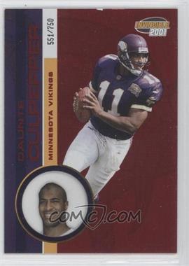 2001 Pacific Invincible - [Base] - Red #132 - Daunte Culpepper /750