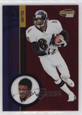 2001 Pacific Invincible - [Base] - Red #18 - Jermaine Lewis /750