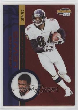 2001 Pacific Invincible - [Base] - Red #18 - Jermaine Lewis /750