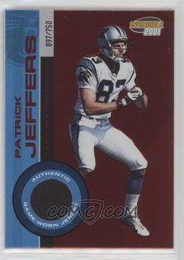 2001 Pacific Invincible - [Base] - Red #35 - Patrick Jeffers /750