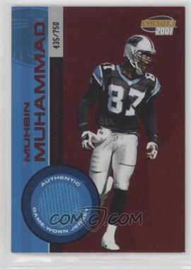 2001 Pacific Invincible - [Base] - Red #37 - Muhsin Muhammad /750