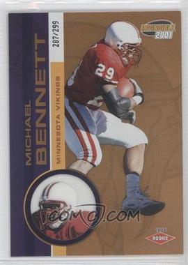 2001 Pacific Invincible - [Base] #273 - Michael Bennett /299